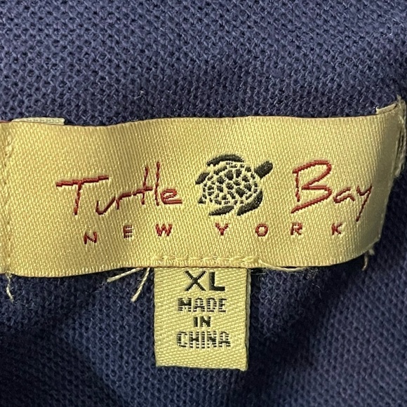 Turtle Bay Blue Polo - Picture 4 of 4